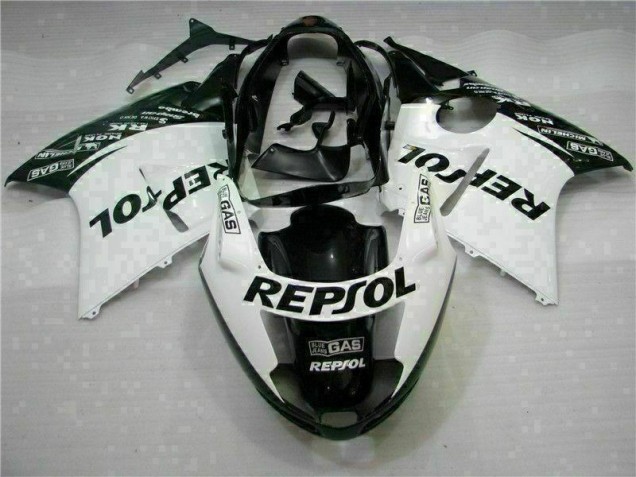 1996-2007 White Black Honda CBR1100XX Motorcycle Fairings Australia
