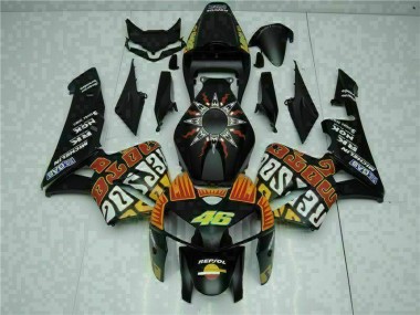 2005-2006 Black Honda CBR600RR Full Fairing Kit Australia