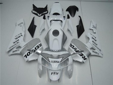 2005-2006 White Silver Black Honda CBR600RR Motorcycle Fairings Australia