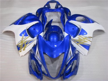 2008-2019 Blue White Suzuki GSXR 1300 Hayabusa Motorcycle Fairings & Bodywork Australia